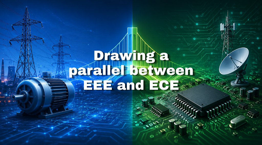 Drawing a parallel between EEE and ECE
